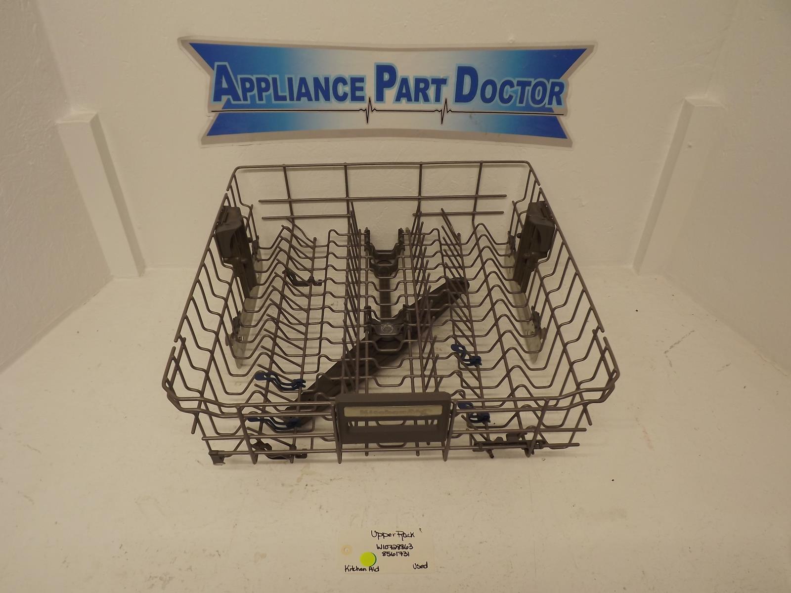 KitchenAid Dishwasher W10728863 8561731 Upper Rack Used KitchenAid Dishwasher W10728863 8561731 Upper Rack Used